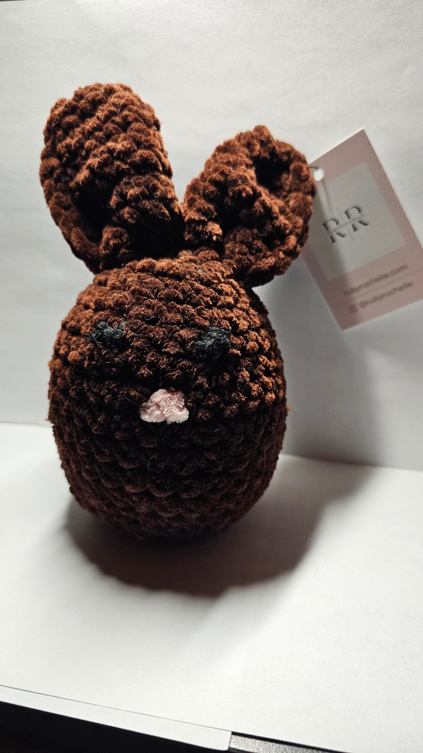 Dark Chocolate Plush Bunny