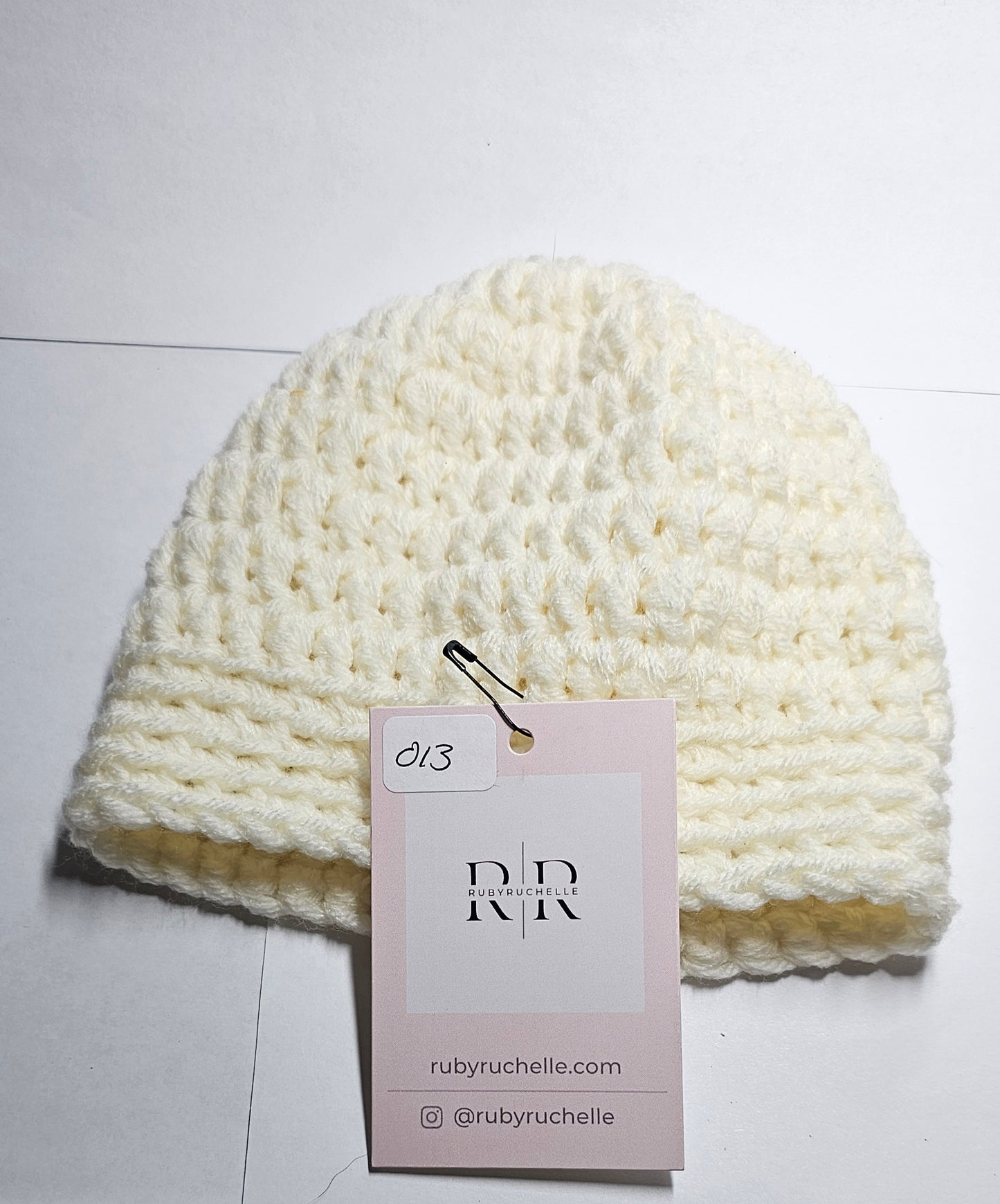 Preemie Newborn cream hat