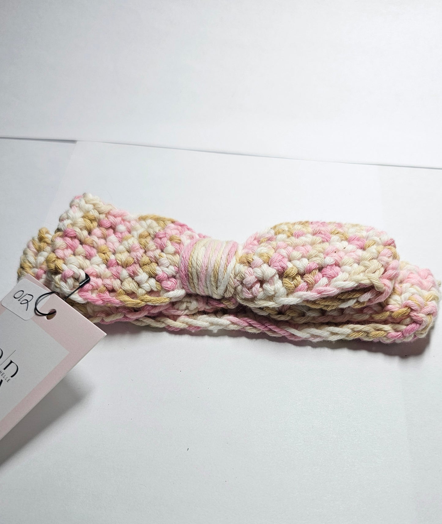 Cotton Toddler Bow headband pinks